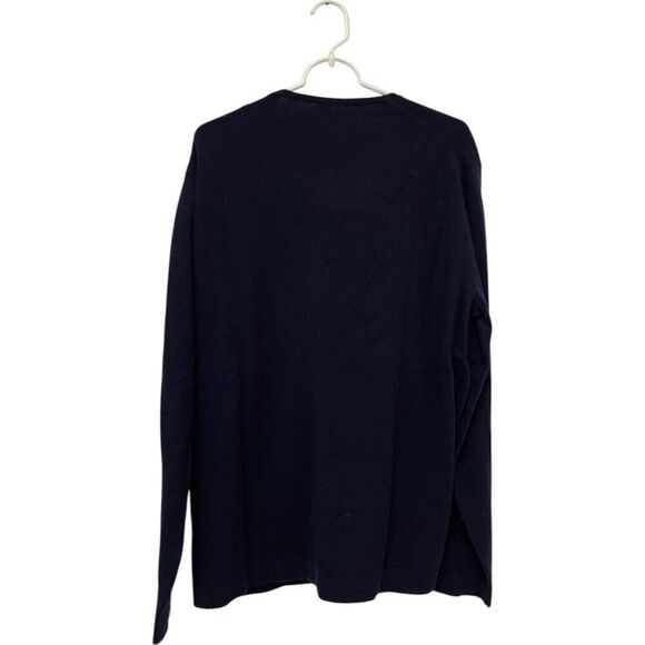 Massimo Dutti Mens 100 Cashmere Sweater XL Blue Long Sleeve 0908/333 NWT - Picture 6 of 11